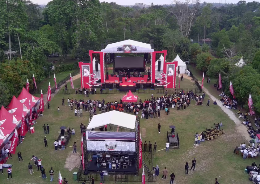 Dokumentasi Udara Event Honda Bikers Day Pekanbaru oleh SKYGRAPH